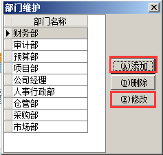 部門維護