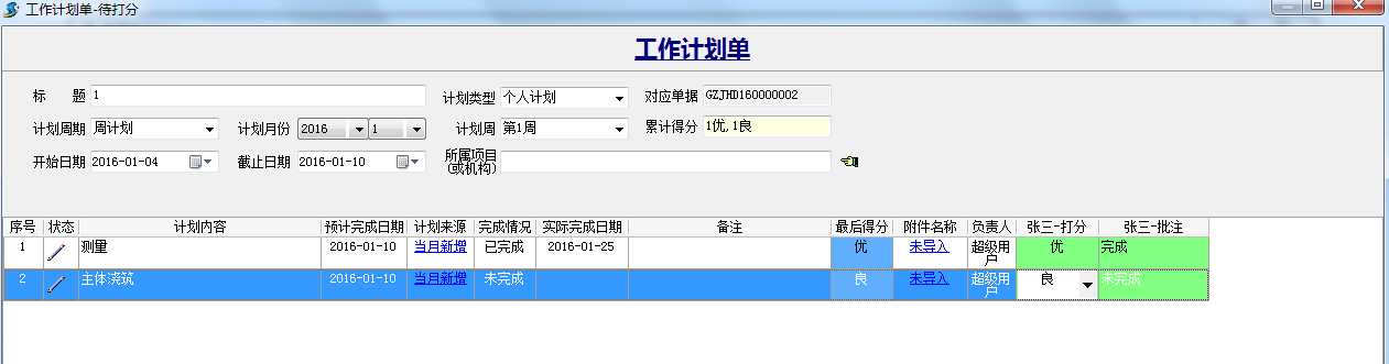 工作評(píng)價(jià)